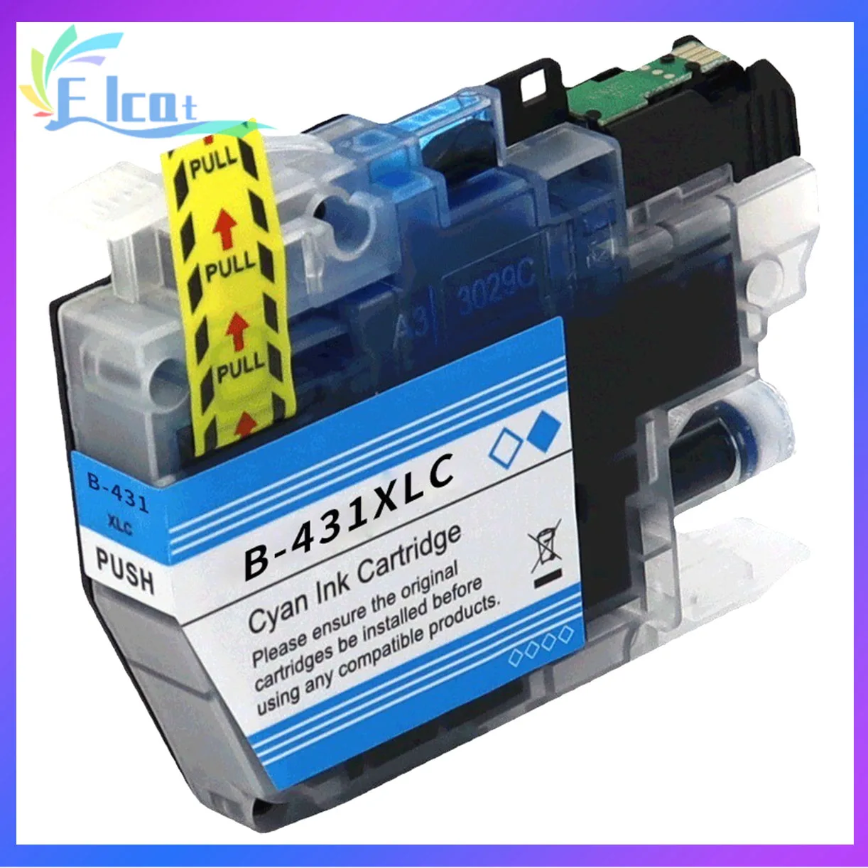 

LC431XL LC431 картридж для Brother LC421XL 431, совместимый с принтером Brother DCP-J1050DW MFC-J1010DW DCP-J1140DW