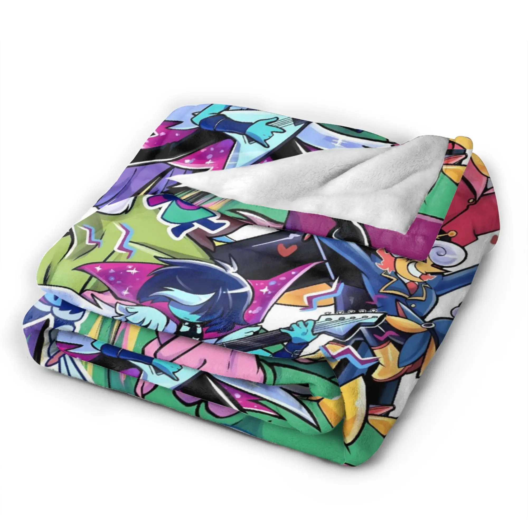 Deltarune Game Plush Blanket Boy Girl  Flannel Throw Blanket For Home Decor Warm Soft Custom Quality Bedspread Gift