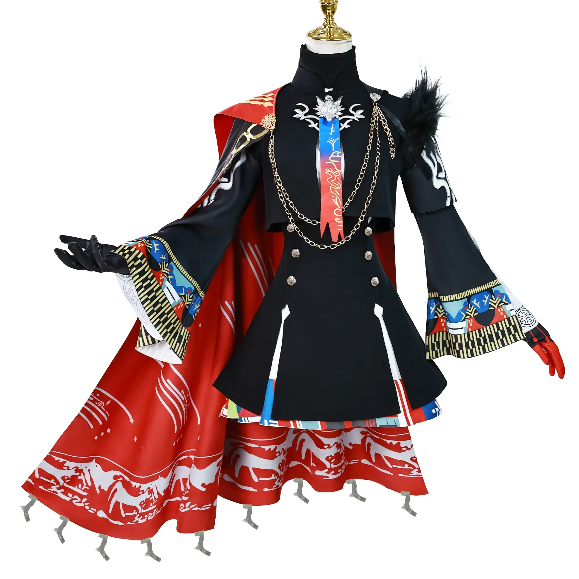 Arknights Lappland The Decadenza Cosplay Costume Christina Kowalchuk Game Cos Costume Full Set Anime Party Uniform Hallowen