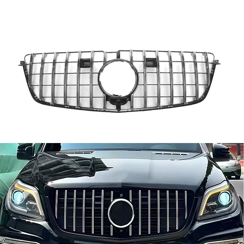 

Hot Sell Modified Car Front Bumper Upgraded GT Grille for 13-15 High-end Versions GL X166 of GL500/550/63