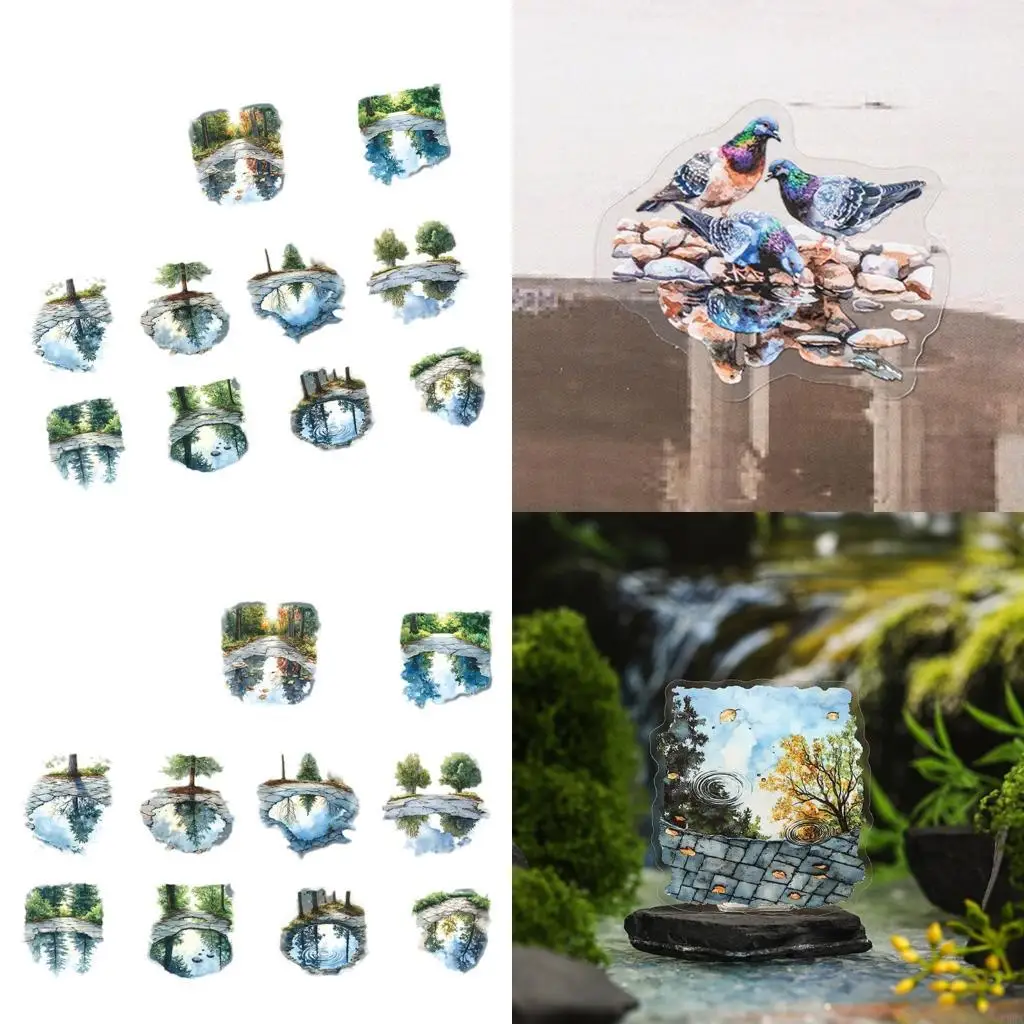  Permanent Impermeable PET Transfers Highlighting Miniature Trail And Puddle Creation Collection