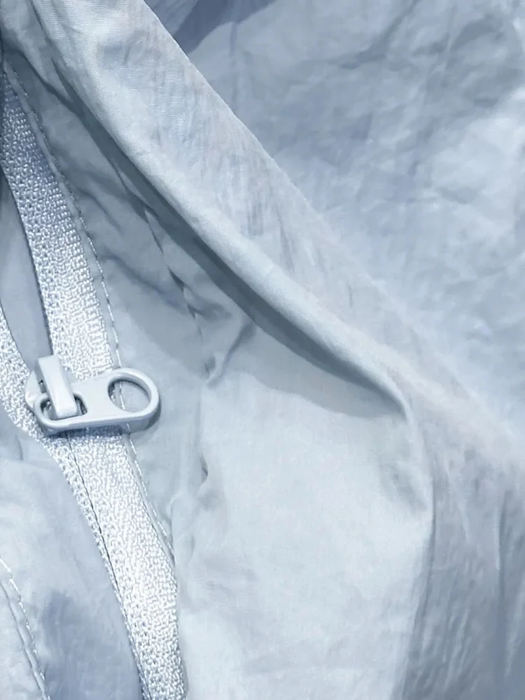 

New Outdoor Fiing Casual Lightweight Breathable Sun Protection Reflective Loose Hooded Jaet Men Summer Faion Urban Sle