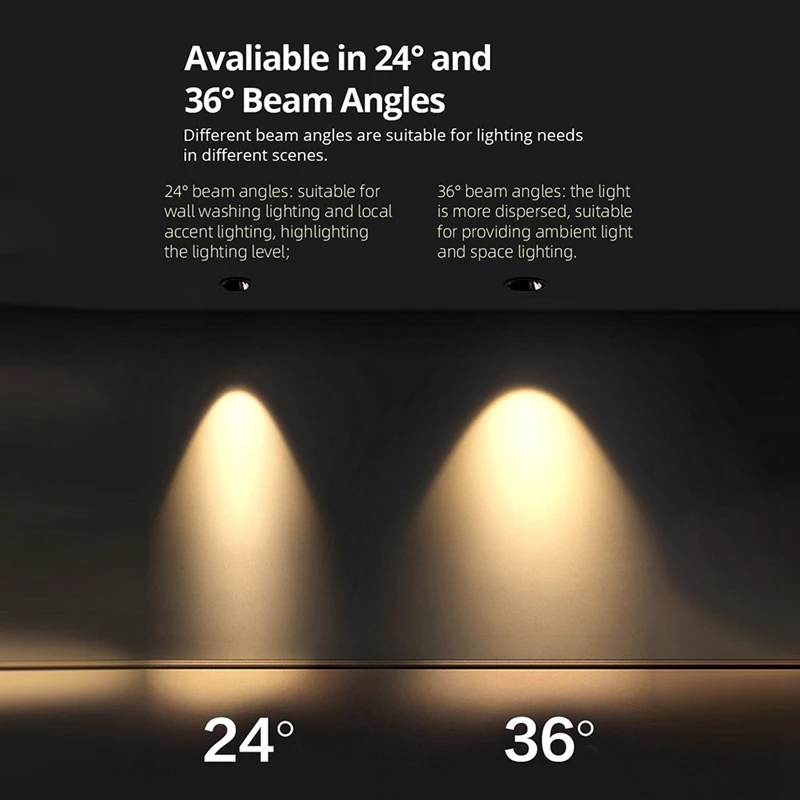 تويا زيجبي الذكية يعتم الأضواء عكس الضوء ضوء السقف جولة راحة زاوية قابل للتعديل 36 °    زاوية