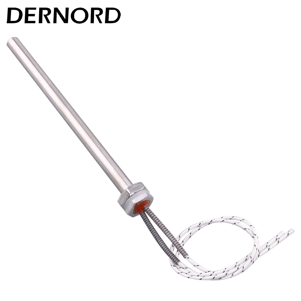 220v Cartridge Heating Element with M16 Thread Immersion Electric Heater Rod Water 300W 500W 600W 800W