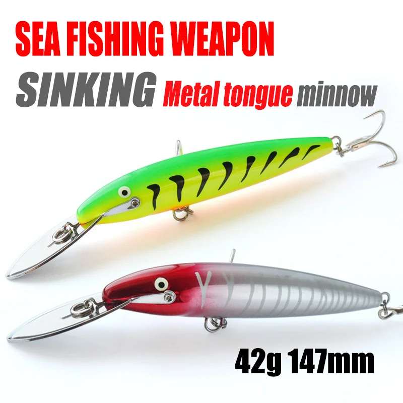 Minnow Fishing Lures Diving 4.5-5.4m 14cm Rapala CDMAG14 Isca Artificial Bait Wobbler Bass Mackerel Tuna Grouper Pike