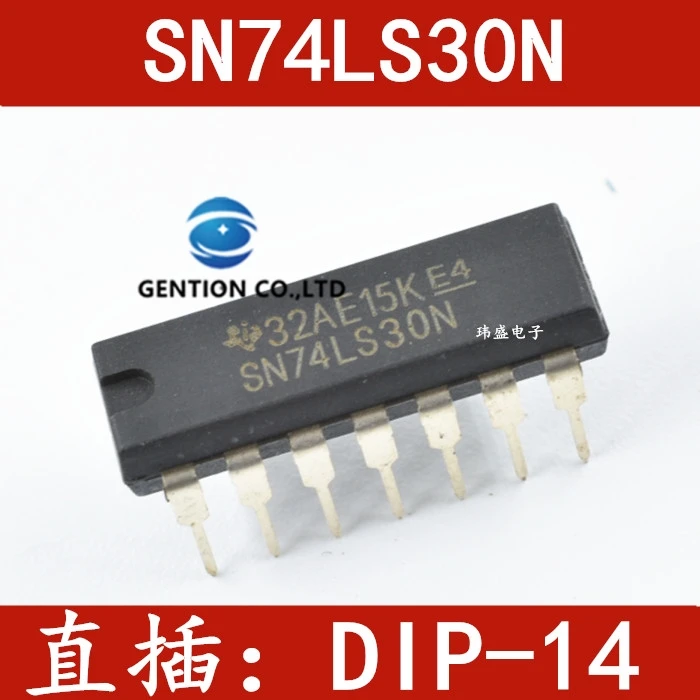 

10PCS Positive SN74LS30N DIP-14 HD74LS30P 8 input nand gate logic chip in stock 100% new and original