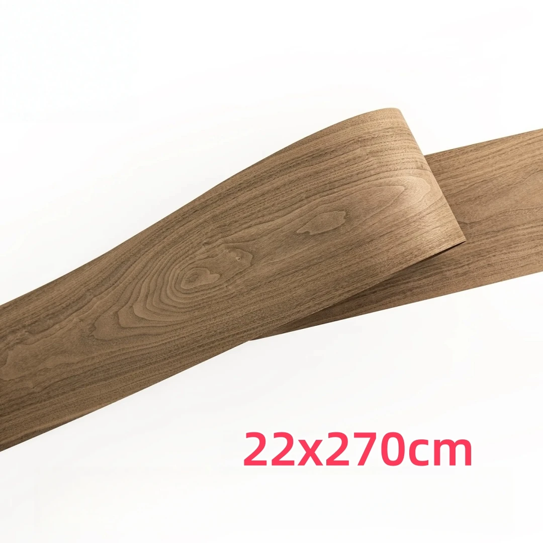 Thick Cut Natural Black Walnut Flat Cut Wood Veneer for Furniture Renovation DIY Crafts Car Interiors Speaker Surface Sheets