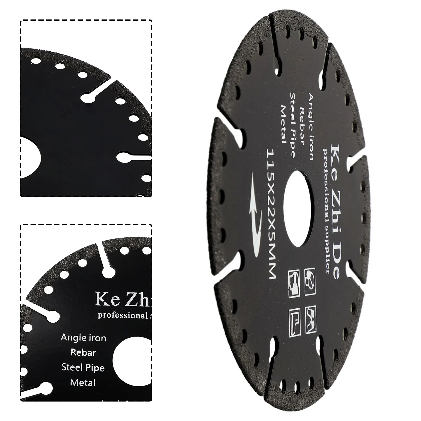 Diamond Saw Blade 100/115mm Circular Cutting Disc For Steel Metal Stone Aluminum Circular Grinding Saw Blades Power Tools