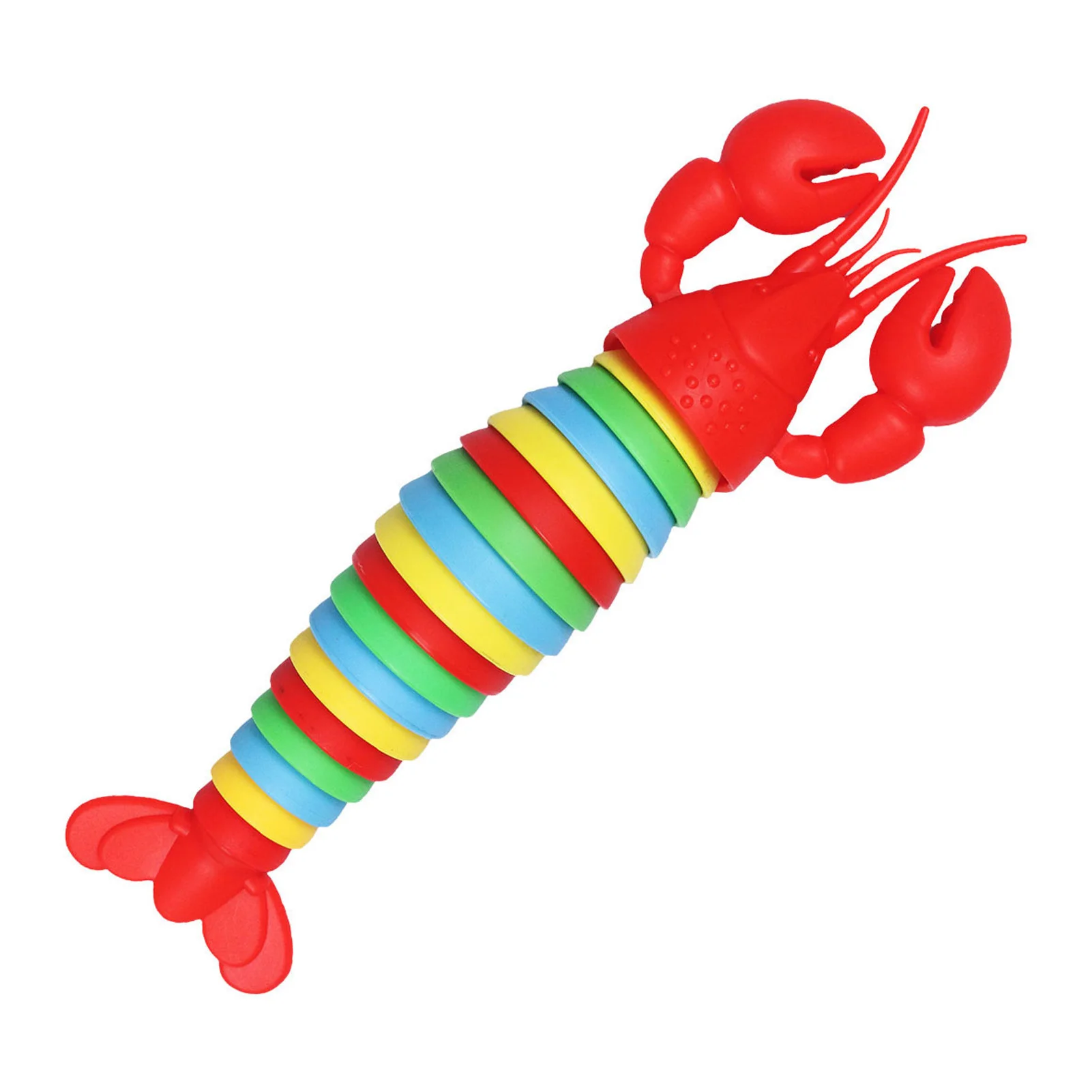 3D Articulated Lobster Fidgets Slug Toys Relieve Pressure Emotion Tool For Office Workers Students Large Sensory Crunched Toy