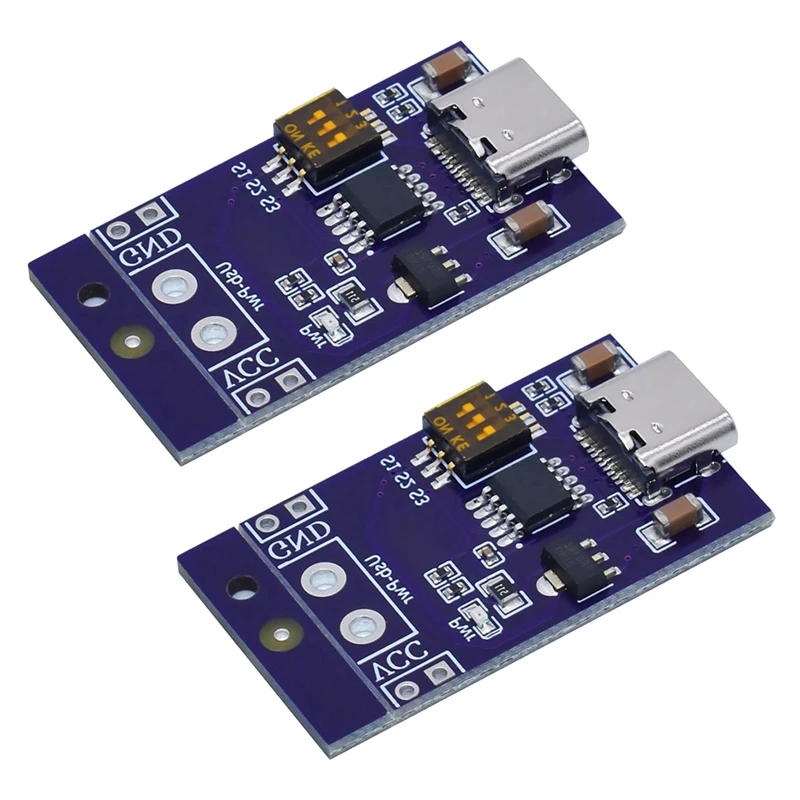 2X PD2.0 PD3.0 To DC Spoof Scam Fast Charge Trigger Detector USB-PD Notebook Power Supply Change Board Module