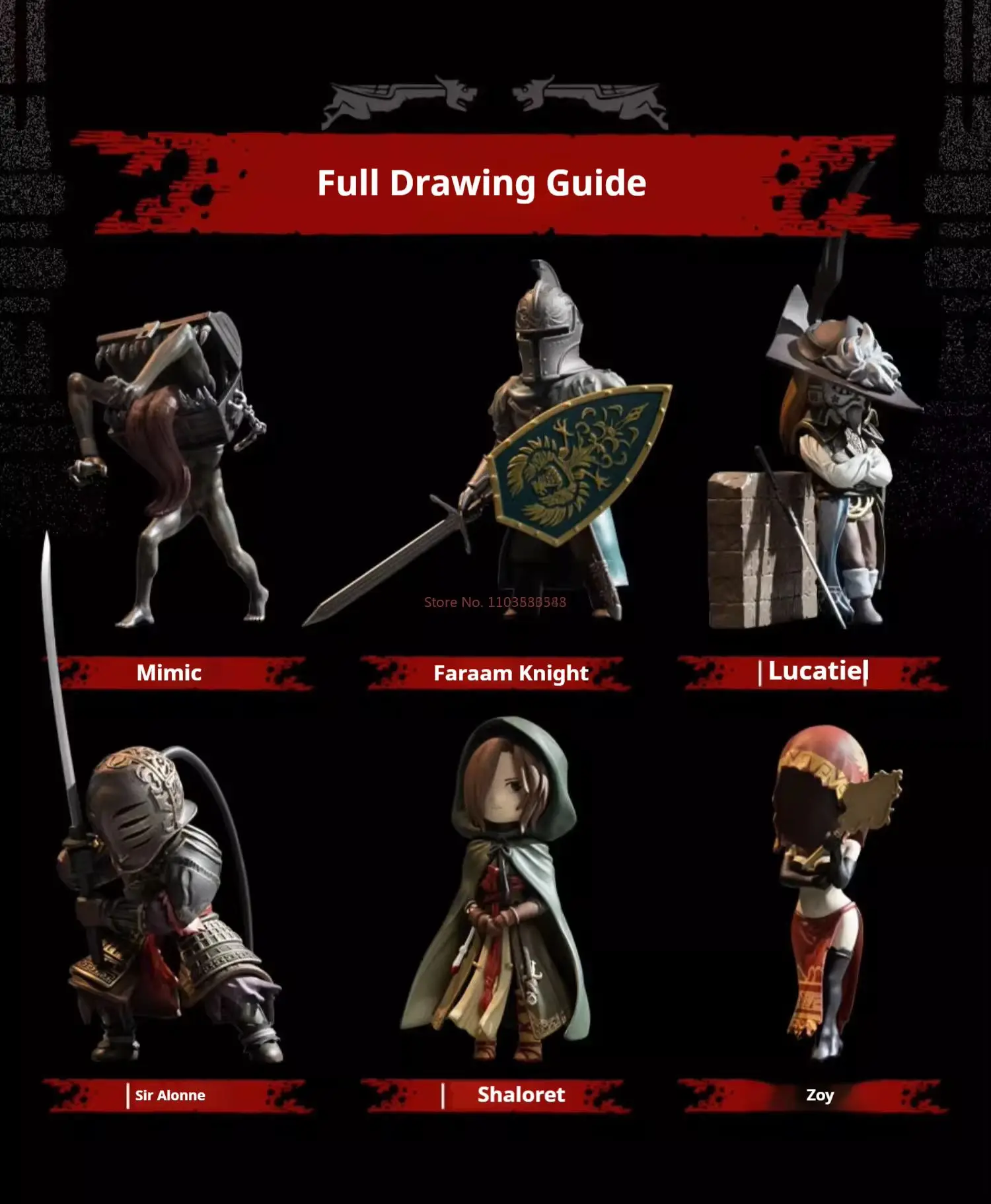 لعبة جديدة Dark Souls الأصلي صندوق أعمى 3rd-Gen Faraam Knight Sir Alonne نموذج الشكل الحلي جمع الهدايا لعبة صندوق غامض