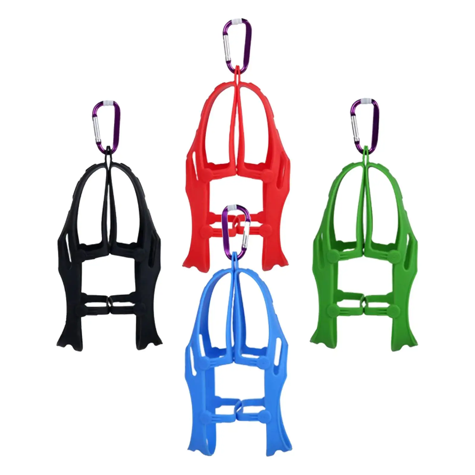 Shoes Hanger for Bag Shoes Clips for Backpack Shoes Holder Silicone Shoes Holster for Outdoor Climbing Trip Closet Hiking