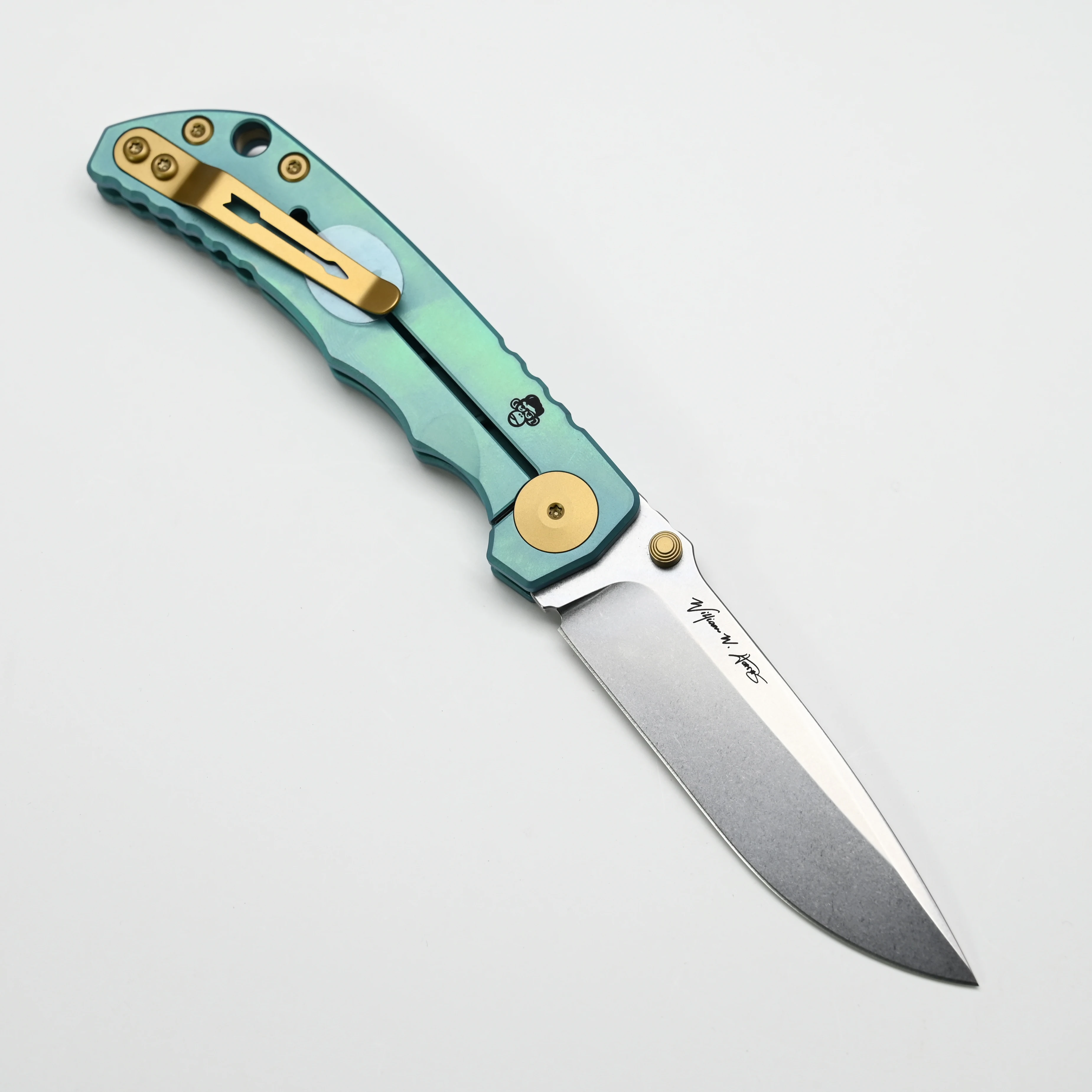 SHF Harsey Thumb Stud Folding Knife 3.85