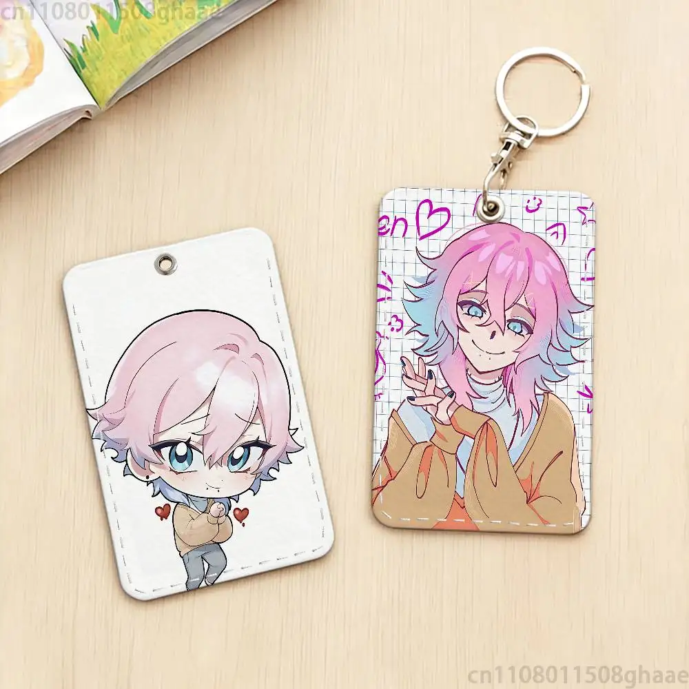 14 days with you ren Keychain Card Holder, Badge Credit Card Holder, Student ID Card Holder