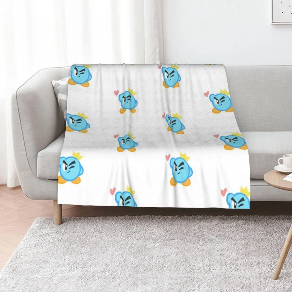 Prince Fluff Throw Blanket Decorative Throw funny gift Thin Sofa Throw wednesday Large Blankets