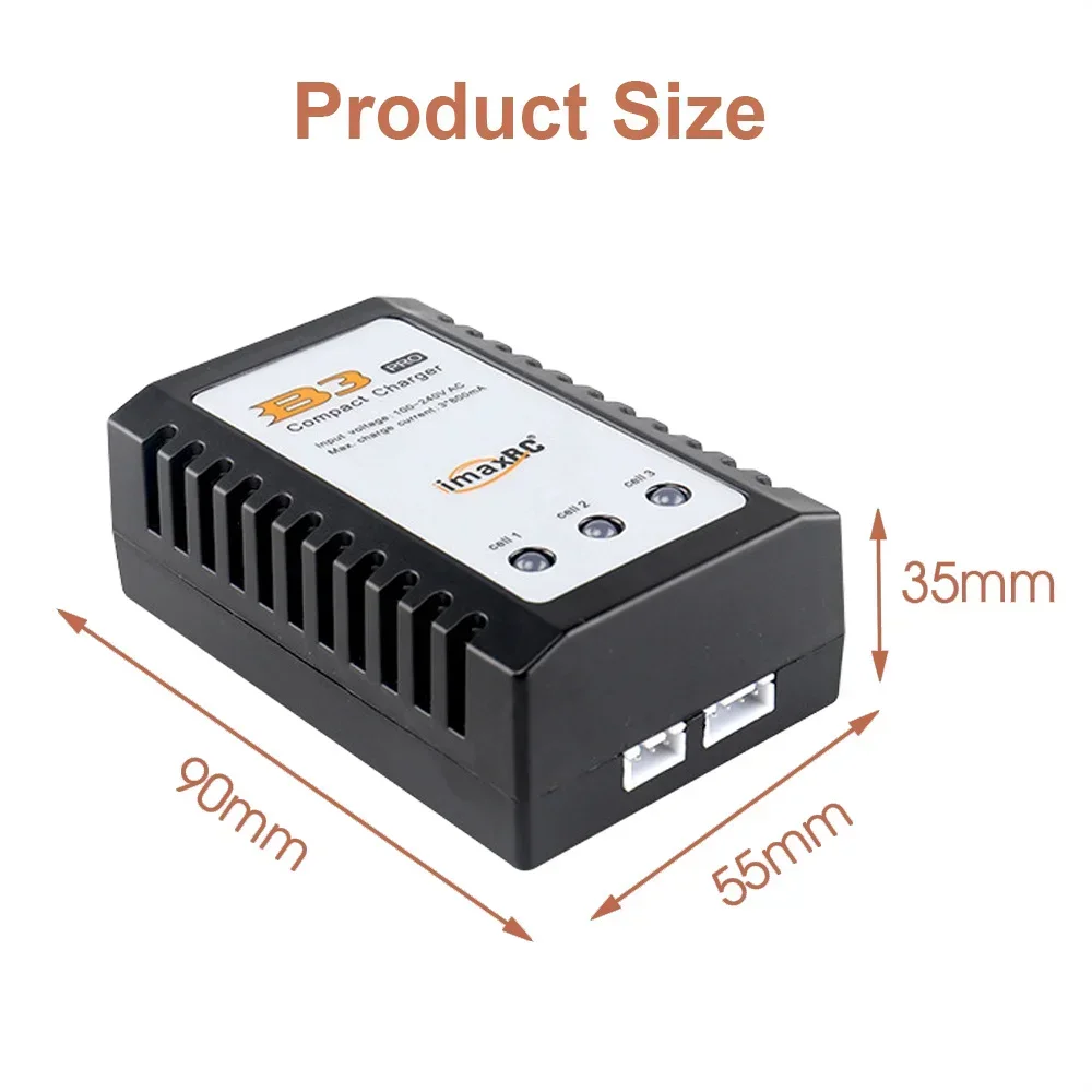 10W kompaktní nabíječka B3 Pro AC 100 - 240V pro 2S 3S 7,4V 11,1V lithium-iontová baterie LiPo B3AC pro IMAX RC modely - náhled 5