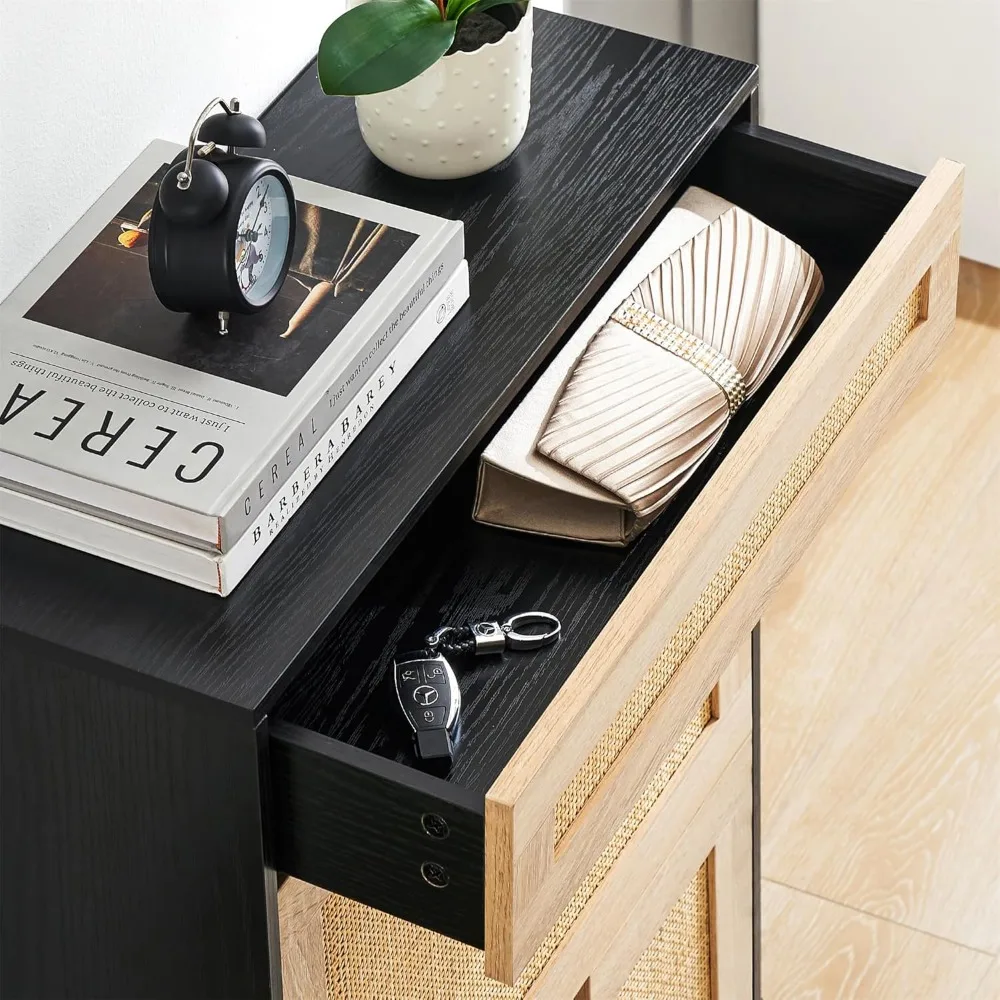 مجموعة كراسي تناول الطعام الحديثة في منتصف القرن مكونة من قطعتين، منجد بدون ذراعين مع وسادة مقعد، ومسند ظهر مبطن، ولمسة نهائية من خشب البلوط والرمادي الداكن، Com