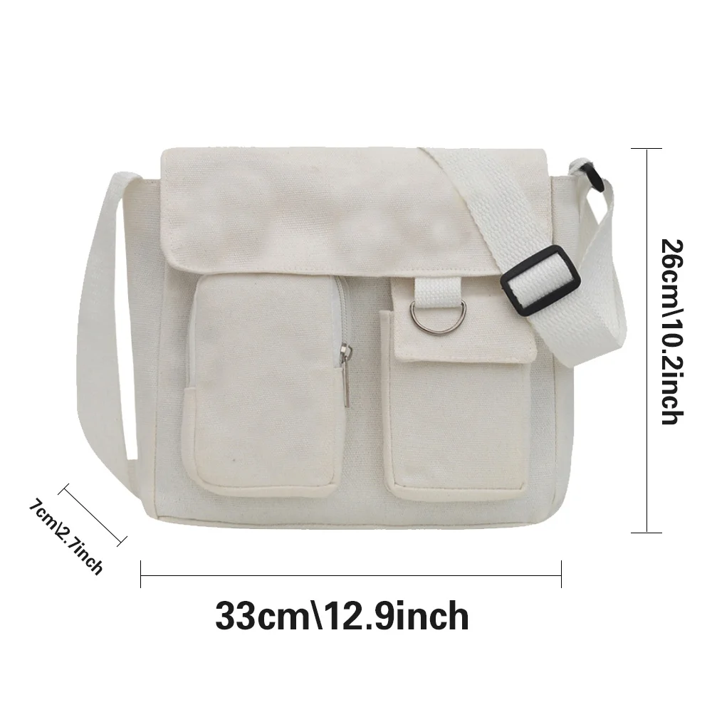 Messenger Bag for Women Shopping Crossbody bag leaf Series Large Capacity Unisex Simple Casual Travel Canvas Shoulder bags