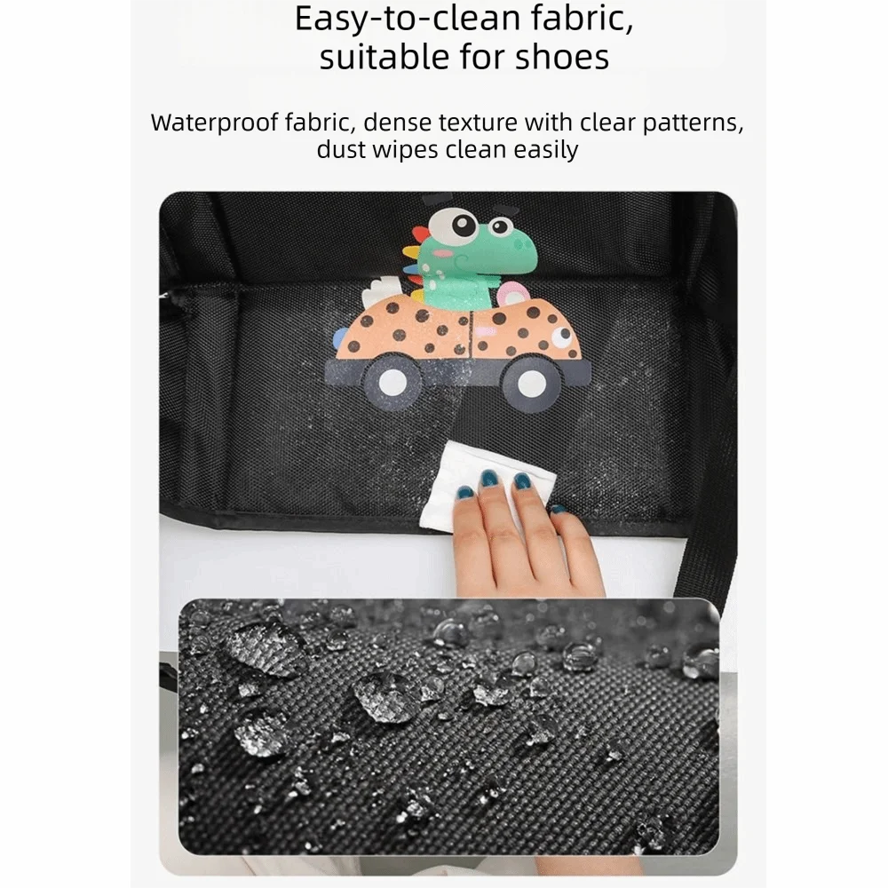 Premium Waterproof Travel Foot Rest Foldable Adjustable Hanging Foot Pad Comfortable Non-slip Leg Comfort Mat Road Trips