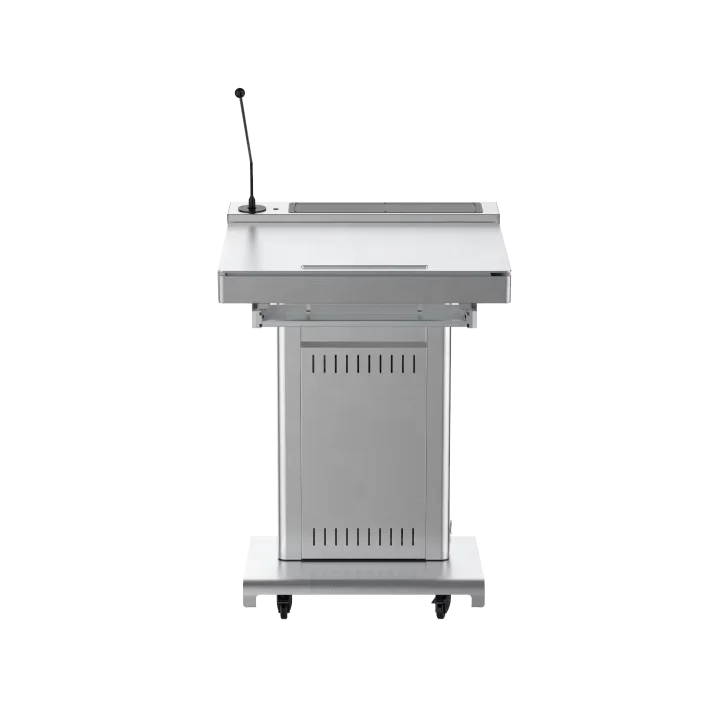 21.5-inch aluminum digital lectern, podium, touch AIO computer, used for church,auditorium supplies,and speakers