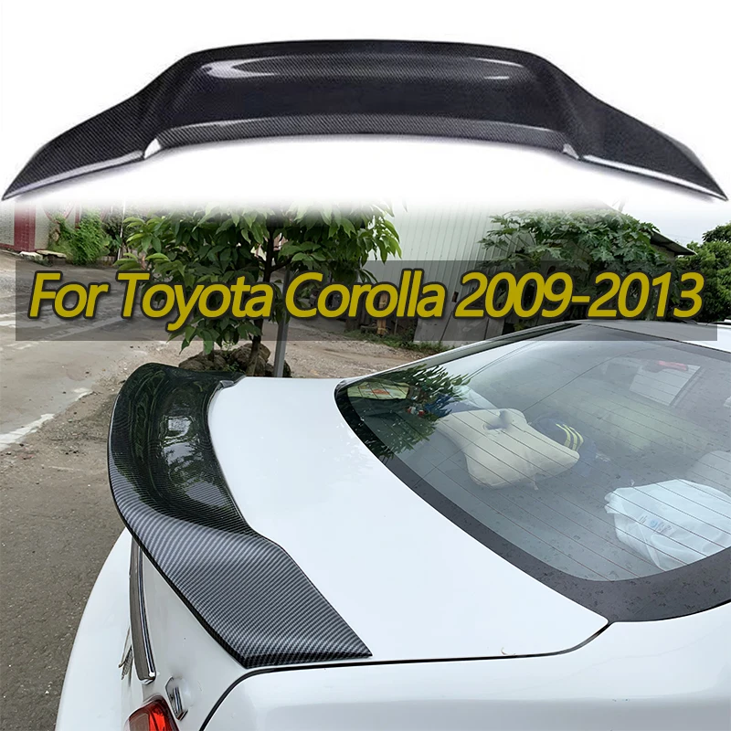 

For Toyota Corolla 2009-2013 R-style ABS plastic material diffuser for the rear tailgate exterior component - rear spoiler