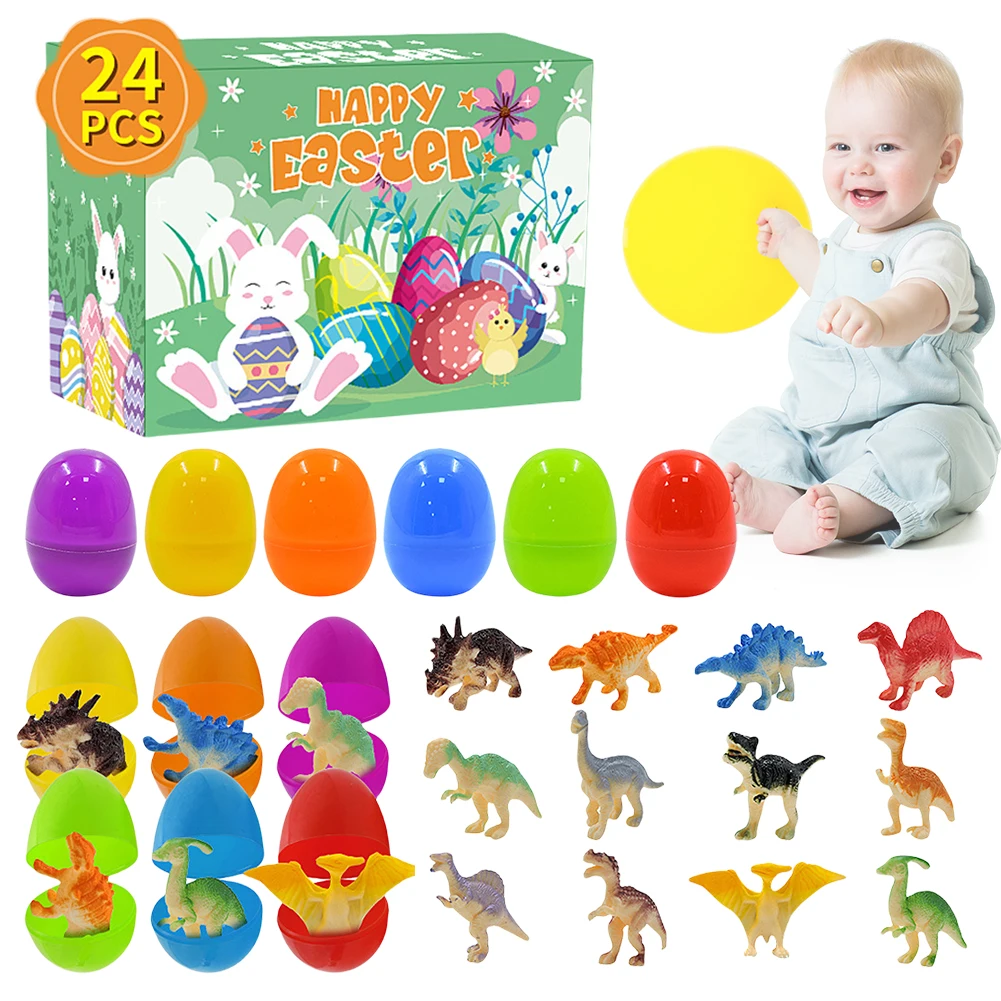 

12/24 шт., оченьprising пасхальные яйца динозавров, мини-волшебные инкубационные яйца, игрушка, детский день рождения, пасхальные подарки, товары для вечеринок