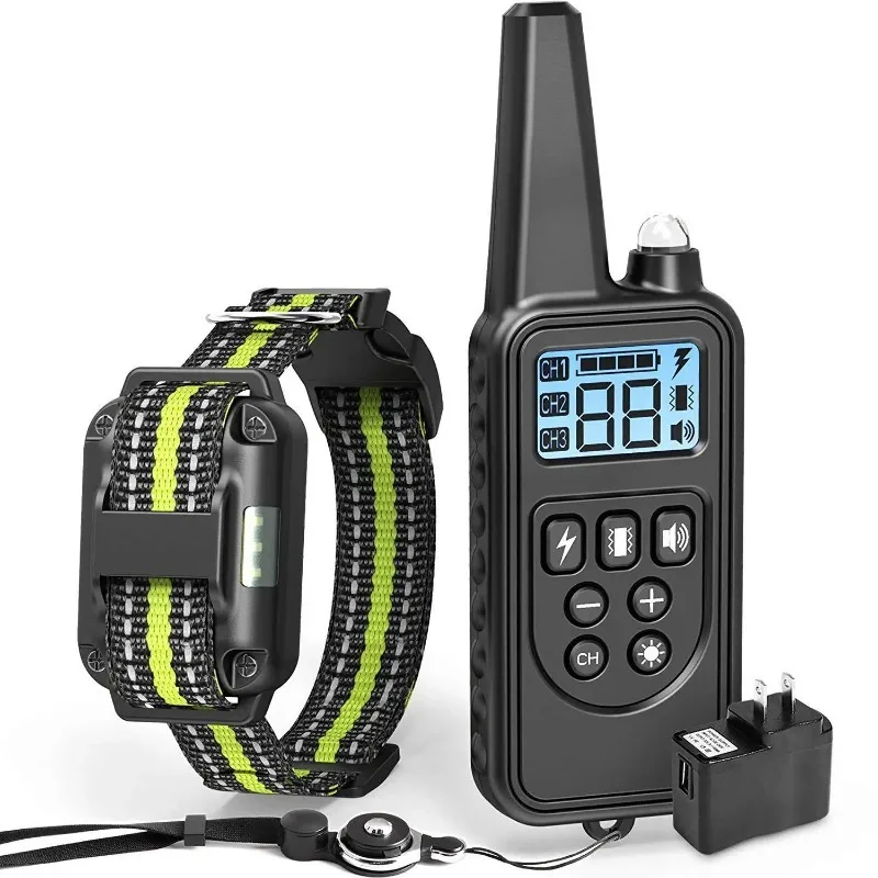 

Rechargeable Waterproof Dog Collar Radio Remote GPS Training Dog Collar