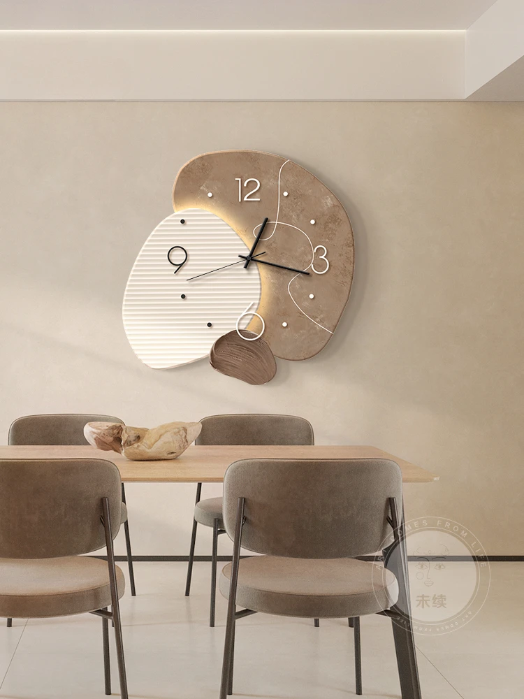 Special-Shaped Wall Clocks, Restaurant Wall Watch, Simple Household Quiet Clock, Living Room Personality, Background Wall Decora