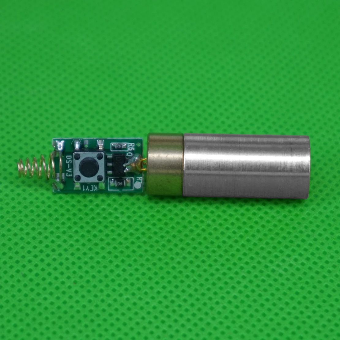 LETAOSK 532nm 50 mw groene laser DOT-modulediode met lichtvrij driver en veer voor LAB Steady Working 3V Lifepan 5000 uur