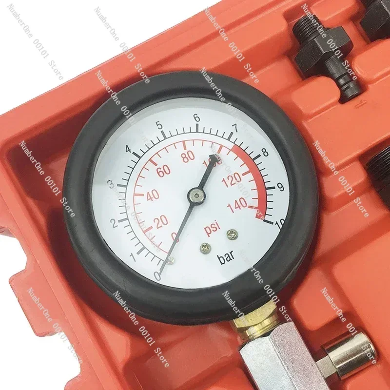 Oil Testing Pressure Compression Kit Tester - Gauge Mechanical Engine