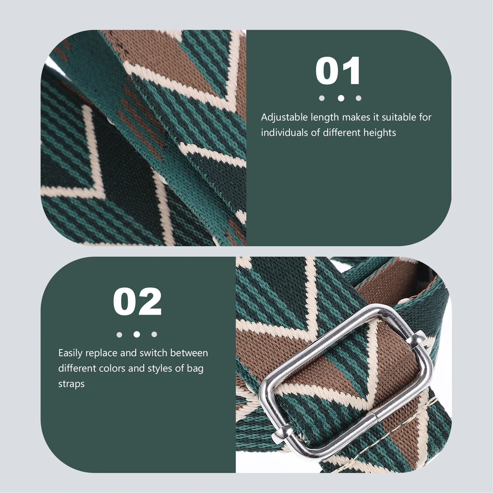 

Adjustable Wide Cross Body Bag Strap Replacement for Women Handbag Stylish Purse Straps Decorative Bag Shoulder Chain