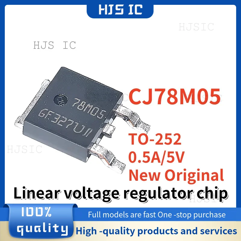 10-20-50 قطعة جديد الأصلي CJ 78M05 TO-252-2 0.5A/5 فولت/1.25 واط الخطي الجهد المنظم رقاقة في المخزون