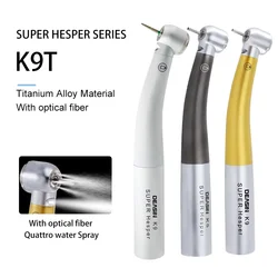 SUPER HESPER Dental high speed handpiece Fiber Optic LED Turbine Handpiece K9 For Kavo 2/4/6 Hole Quick Coupling dentistry tools