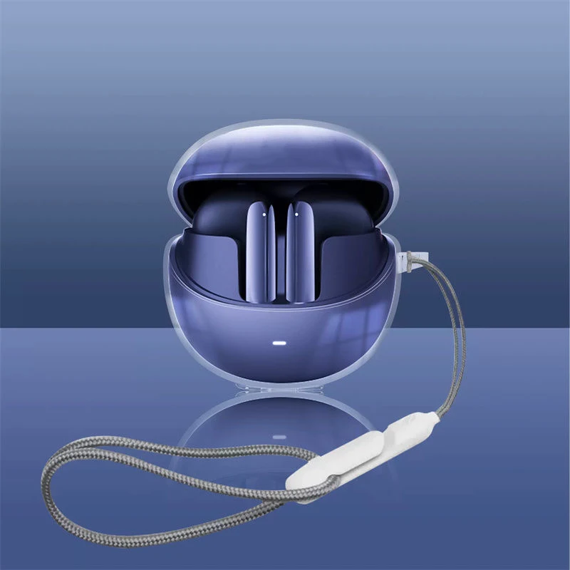 

Transparent TPU Protective Case For QCY MeloBuds Pro Wireless Earphone Dustproof Shockproof Housing Soft Cover Sleeve