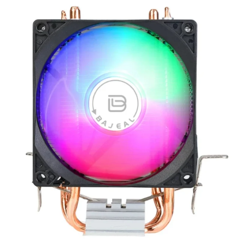 BAJEAL A200 Dual Copper Tube CPU Fan Computer Cooler for INTEL AMD Desktop Multi-Platform Universal Large Fan Leaf