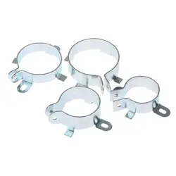 2Feet Capacitor Clamp Fixing Bracket Clamp Holder Iron Hoop 25mm 30mm 35mm 40mm Tin Plated Mounting Clip Fastening Clamping Ring