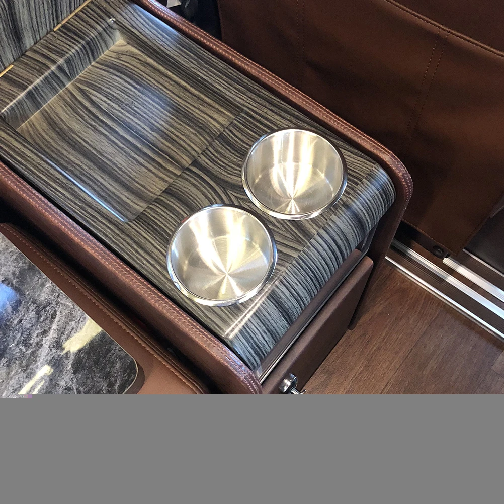 

Stainless Steel Cup Holder Durable Lightweight for Car Auto Motor Homes Protect from Wet Beverage Rack Cup Shelf Rack