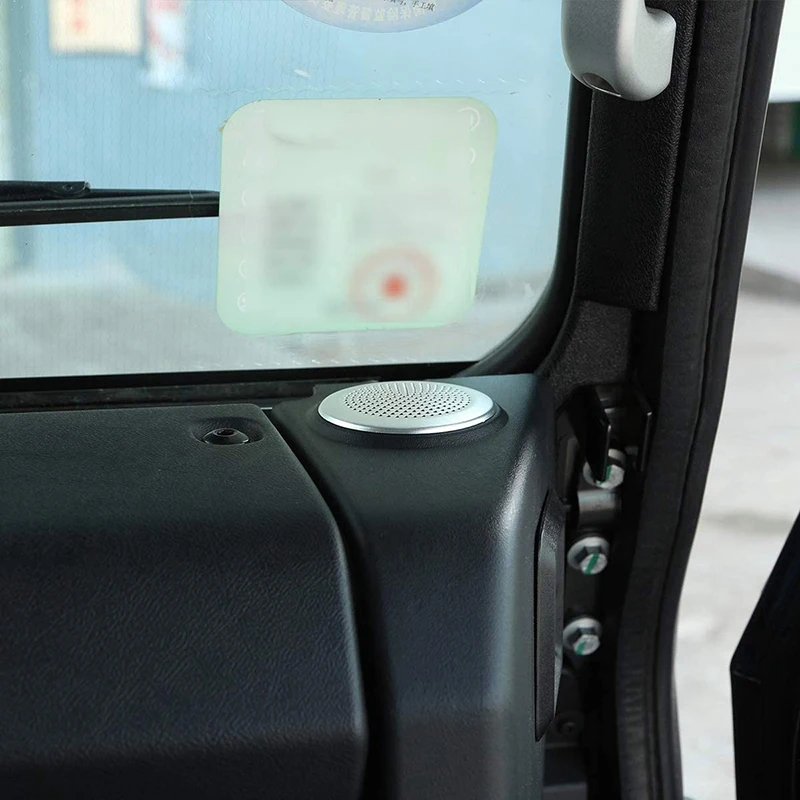 Обшивка для динамика приборной панели автомобиля, алюминиевый сплав для Land Rover Defender 90 110 130 2004-2016 для Jaguar XE XF