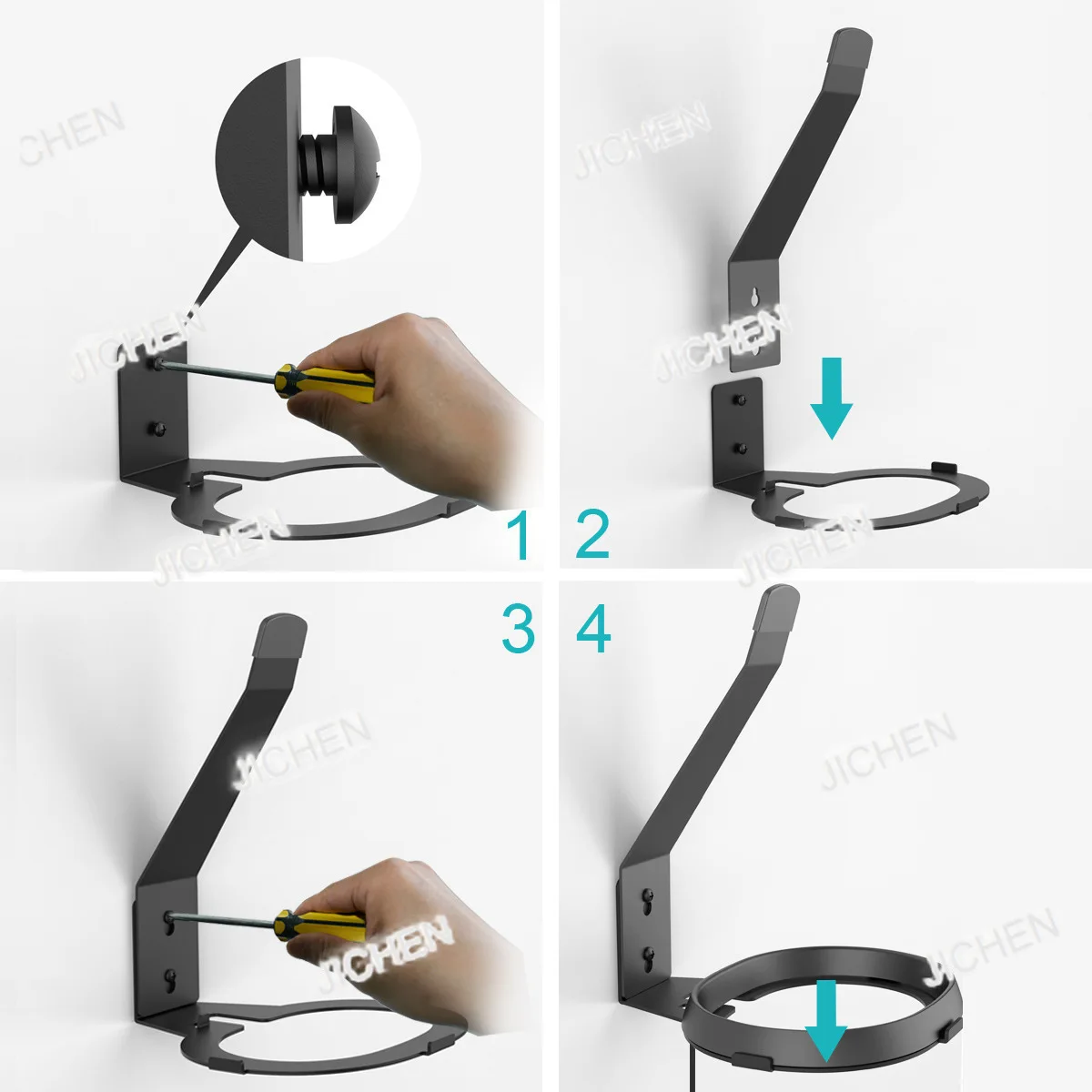 

neu Speaker metal wall mount bracket indoor courtyard compatible