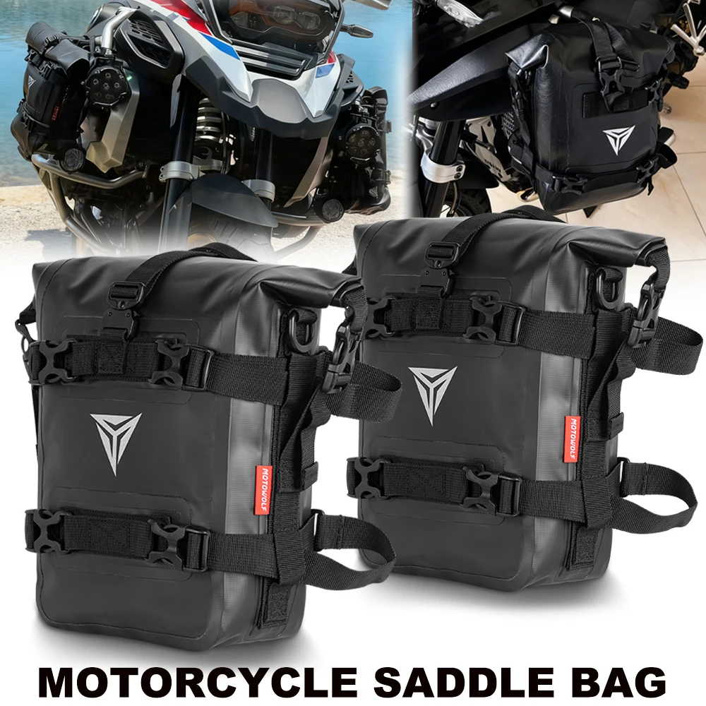 

Motorcycle Side Frame Bag For BMW R1200GS R1250GS ADV For HONDA NC750X CB500X Waterproof Motobike Bumper Bag Repair Tool Bag