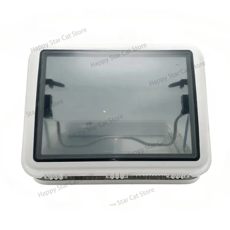 700*500 ventana camper strong top rv car roof window with blinds screen led light camper motorhome skylight rv-window