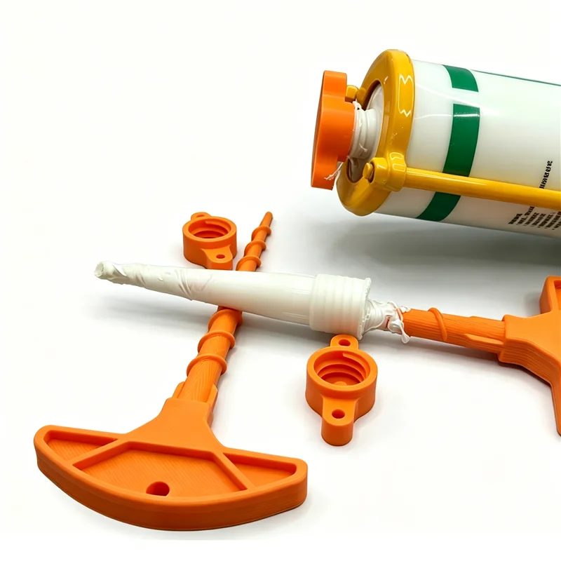 Silicone Seal Cap and Seal Gun Nozzle Removal Tool Nozzle Dredge Silicone Seal Cap Used for Open Core Tube Prevent Rapid Drying