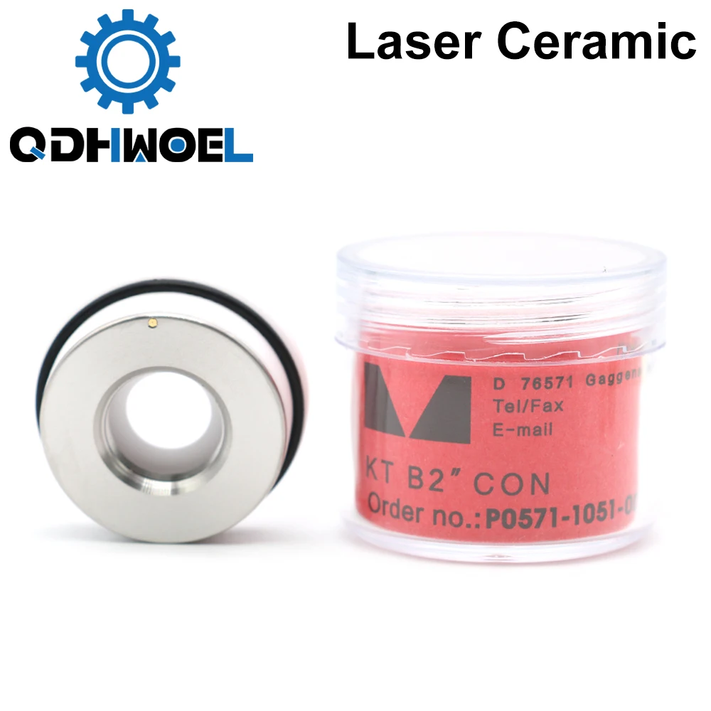 Cerámica láser QDHWOEL de diámetro. 28 32 mm KT B2 CON P0571-1051-00001 para cabezal de corte láser 24,5 mm/28,5 mm