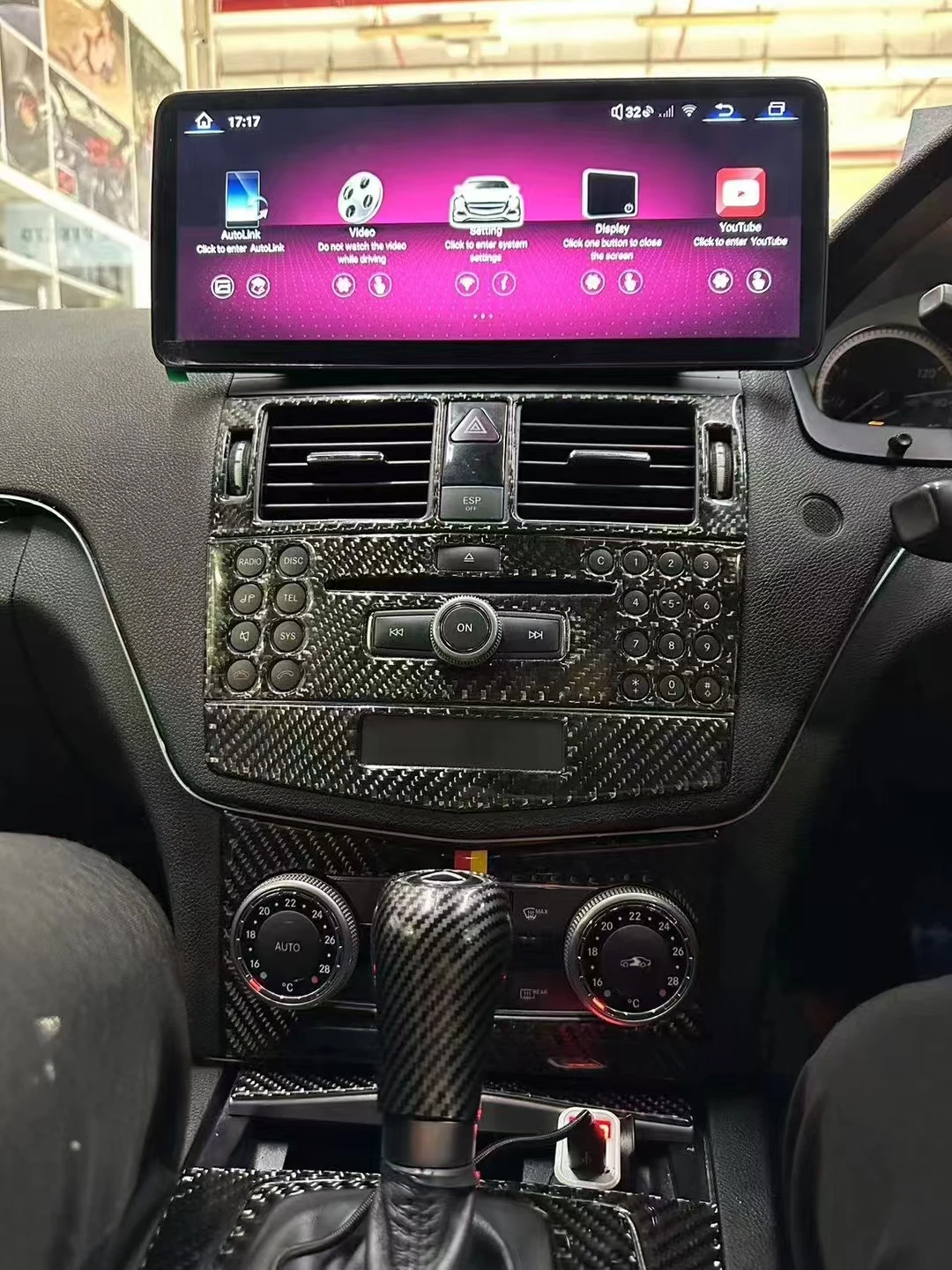 

12.3 Inch Ultra Dual BT Carplay 4G Android 13 For Mercedes-Benz W204 2017-2020 Multimedia Player Car GPS Navigation