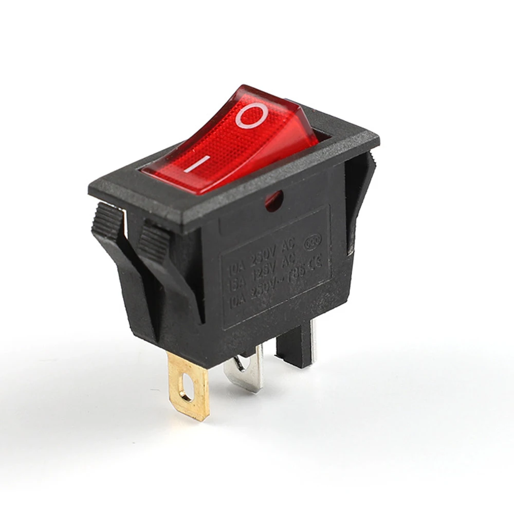 

5 шт. D3 переключатель корабля с подсветкой, три шестерни, три ножки KCD3 кулисный переключатель 16A/250VAV 20A/125VAV электрический переключатель 14*31 мм