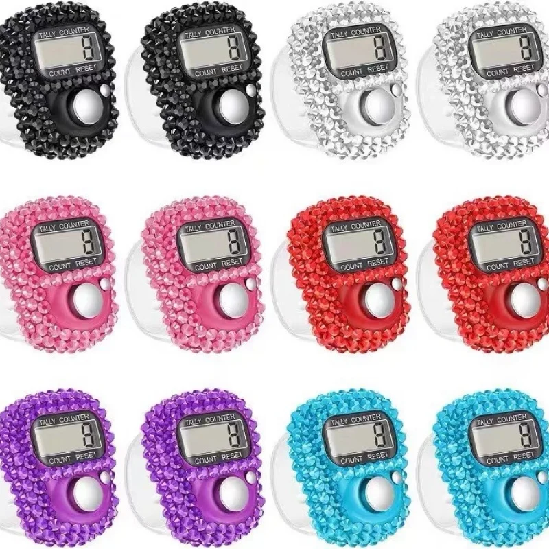 Electronic Finger Counter 2 Pack,Resettable Hand Tally,5 Digit Number and LCD Electronic Digital Display,Handheld Clicker