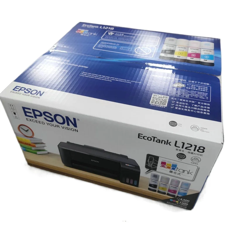 Household Color Inkjet Student Printer Wholesale 1218  Single Print Epson Ink Box