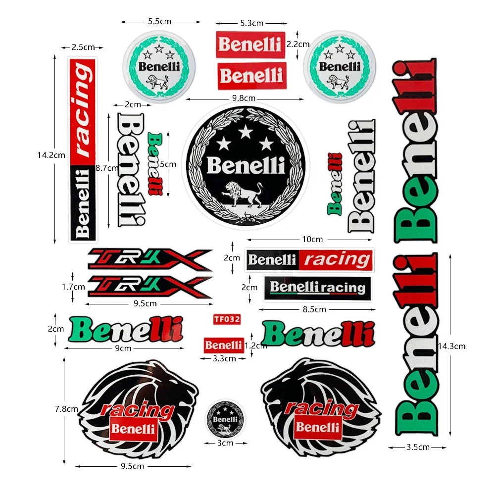 Motorcycle Tank Reflective 3D Logo Stickers Moto Body Decals for Benelli trk 502x Accessories 502 trk502x 502c tnt 125 752s 500