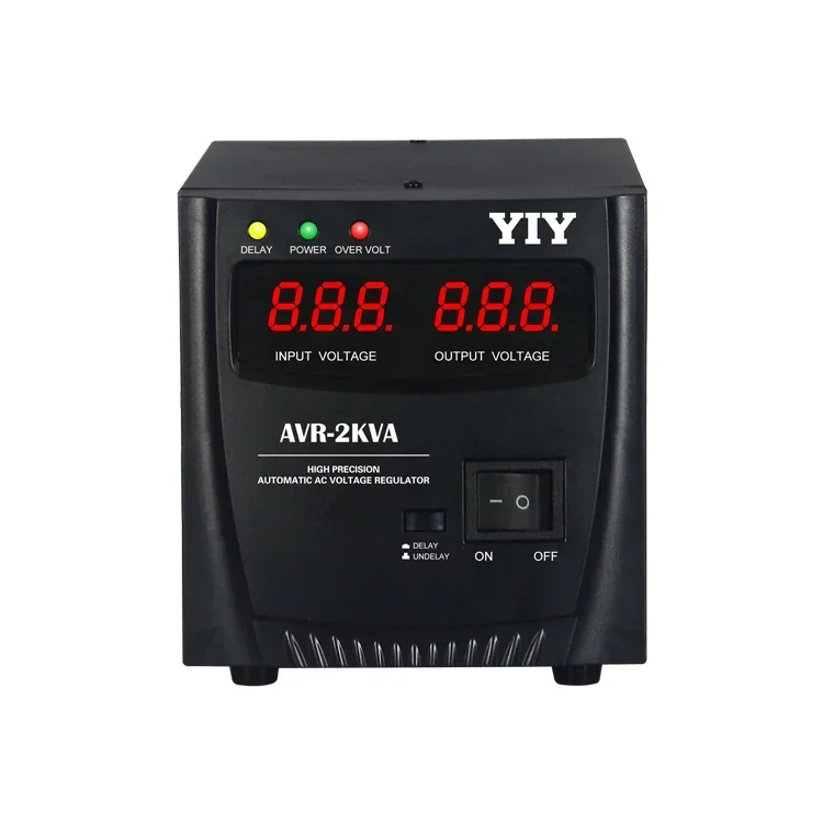 YYHC-10kva fridge guard voltage protection  Regulators  Over Under Voltage Protector Digital  single phase motor type Stabilizer