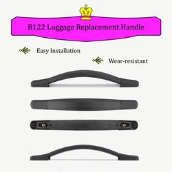 B122 Luggage Handles Parts Maintenance Tool Case Password Suitcase Replacement Universal Handle Easy Installation Grip Repair